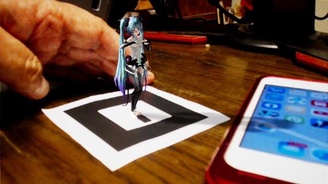 Tda式ミクさんがARでDearを歌うよ