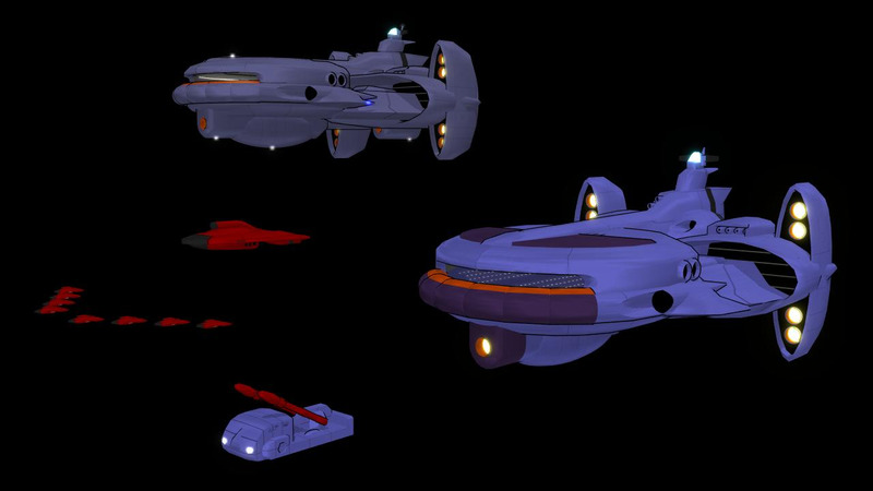 ボラー連邦空母・バルコム艦 BowlRoll