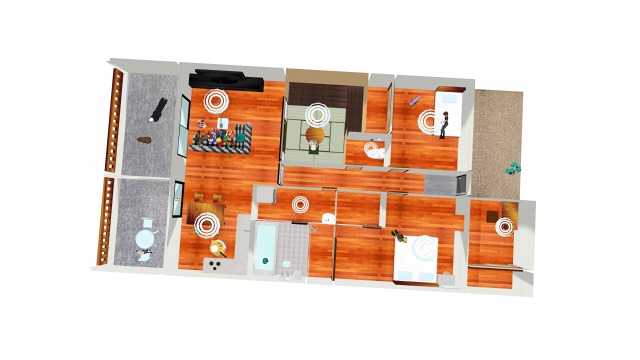 広いマンション部屋