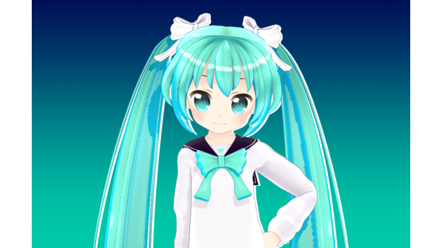 [MMD] けみか School Girl ミク