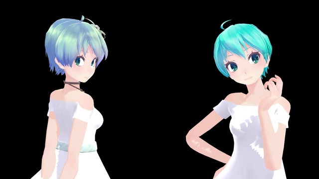 Tda式初音ミク　ベリショ髪ワンピ