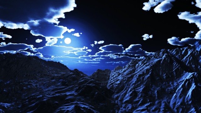 スカイドーム(夜の雪山) VOL.N3