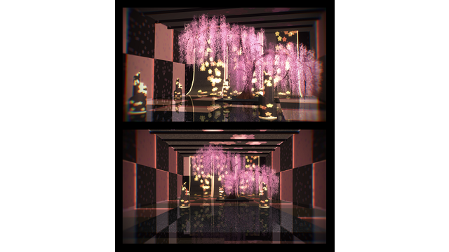 枝垂れ桜ステージ