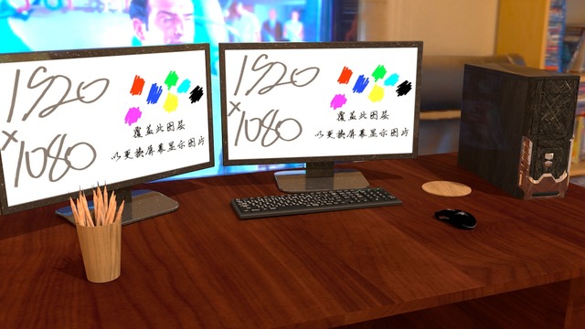 RC式手办用桌面场景02_机上ステージ配布