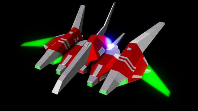 RayCrisis自機WR-01R_v1.01+緑枠線球体