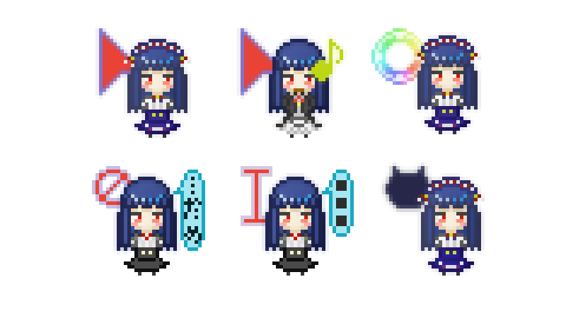 佐城雪美マウスカーソル