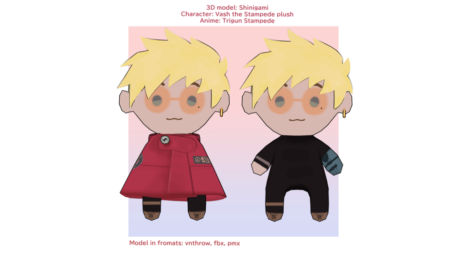 Vash the Stampede plush