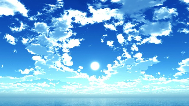 スカイドーム(雲の輪が光る青空) VOL.TT3