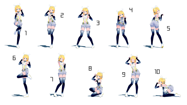 【MMDポーズ配布】ポーズ11