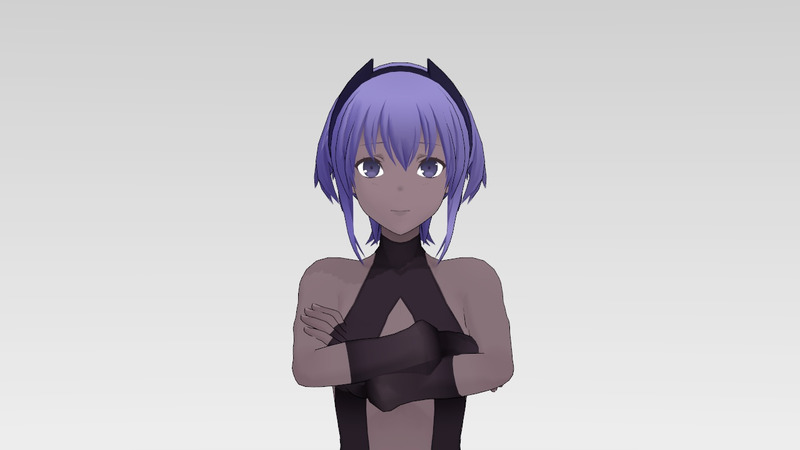 腕を組むモーション