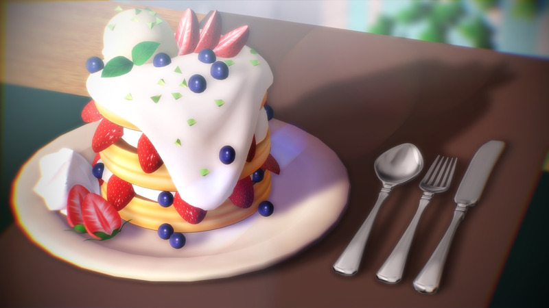 イチゴパンケーキ【配布】