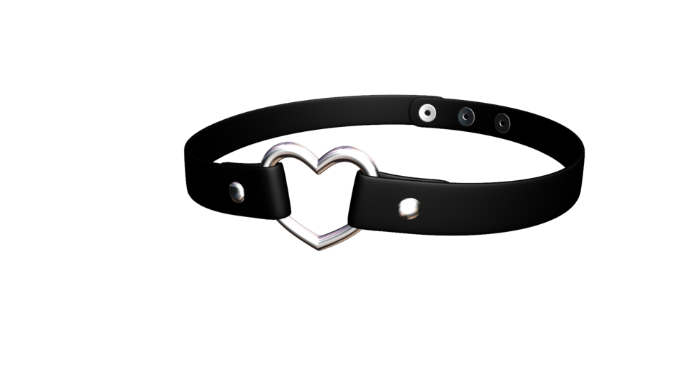 【MMD】 Collar Heart BowlRoll