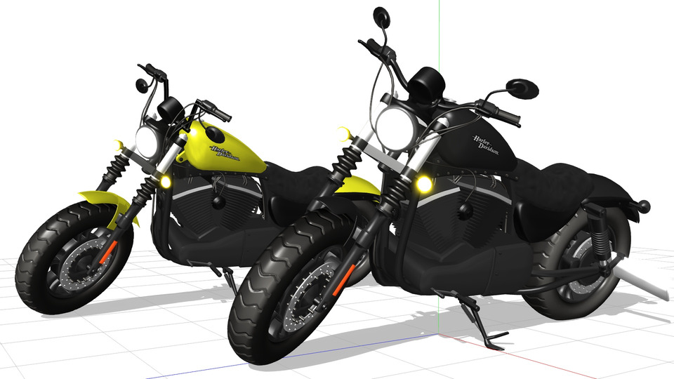 H-D Iron883 MMDモデル