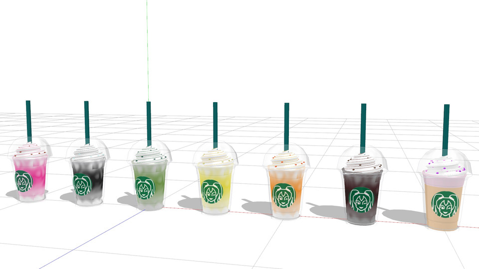 フラペチーノMMDモデル