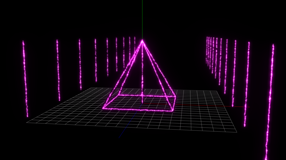 【MMD】　DistortionLine　【PMX配布】