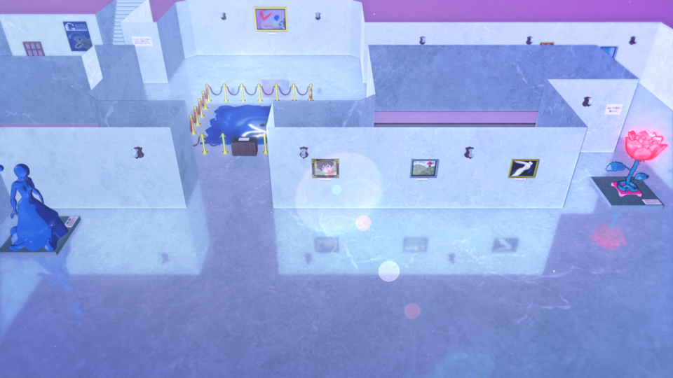 「Ib」美術館（ゲルテナ展）ステージ