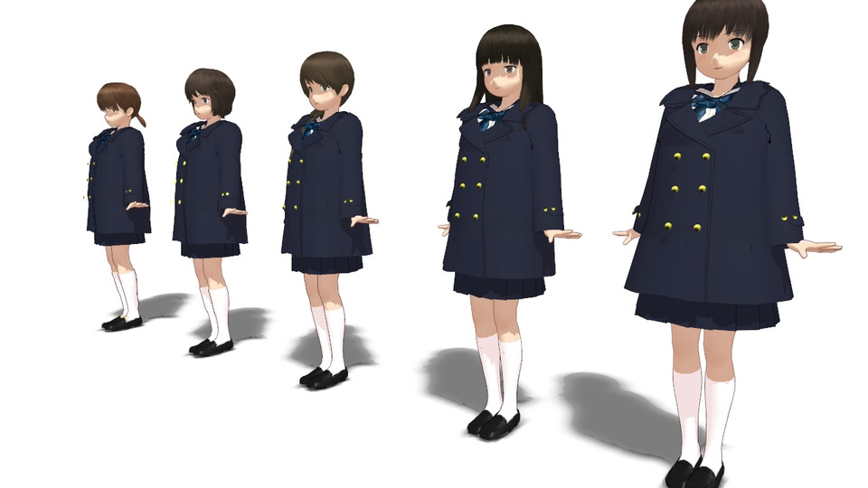 東京女学館指定コートモデル