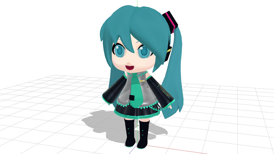 ミクダヨー改変MMDモデル