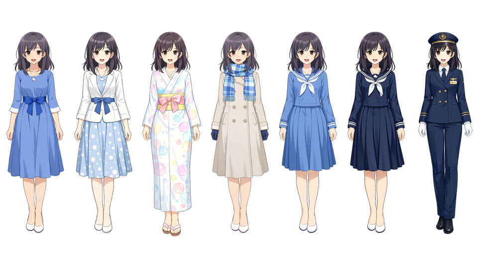 めろうさんっぽい立ち絵