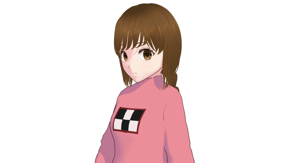 MMDモデル窓付き - BowlRoll