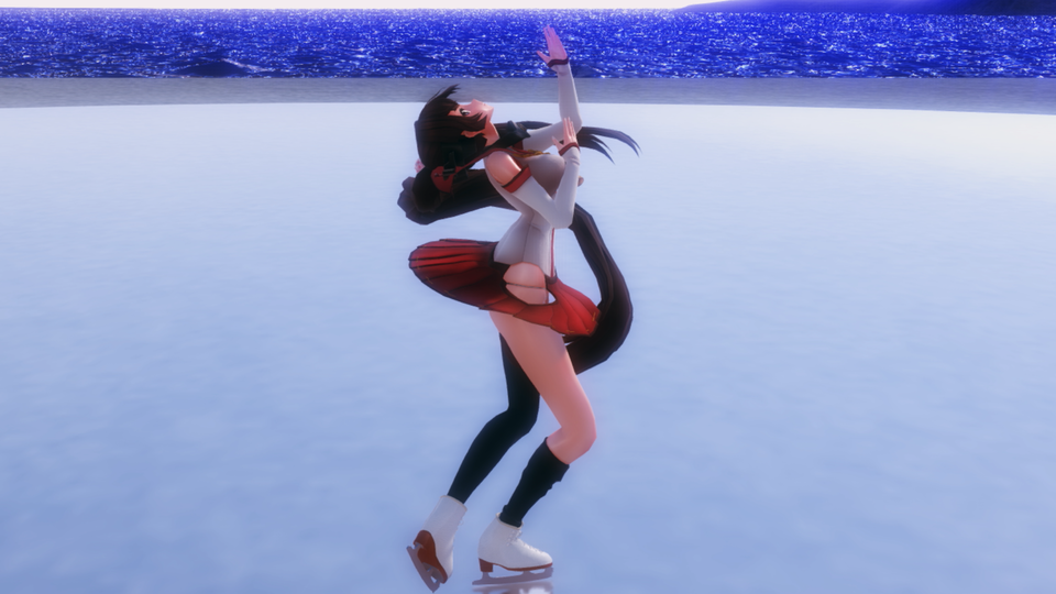 【MMDモーション】フィギュアスケートのスピンモーション