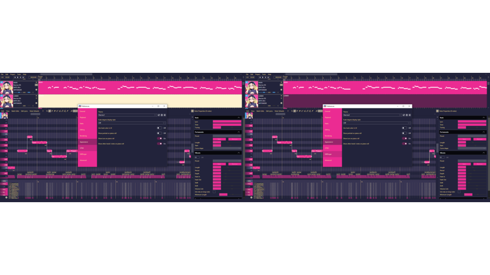 Narciso Custom OpenUTAU Themes