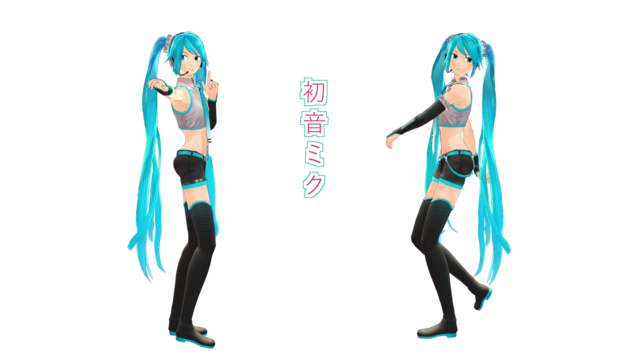 MMDピコリ式初音ミク