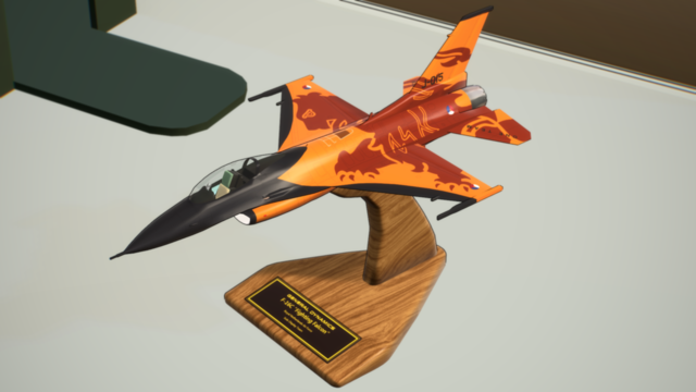 シナモソ様作成F-16用オレンジ・ライオンテクスチャ