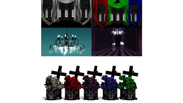 YLGstage＆オブジェ＆シャンデリア