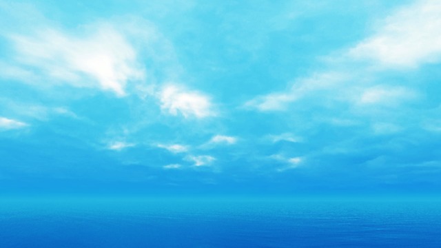 スカイドーム(水彩調の空) VOL.CC5