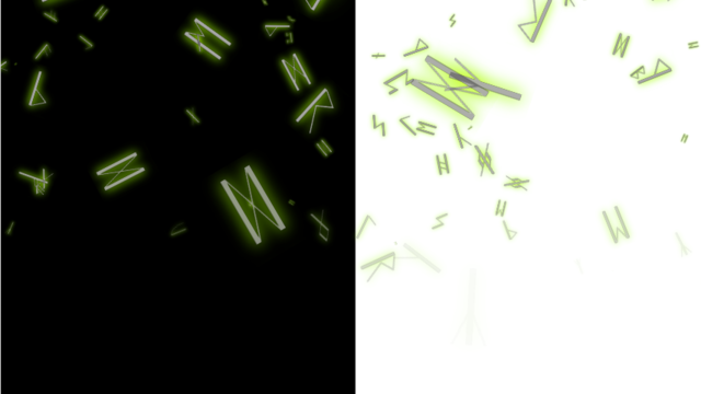 キラキラエフェクトZ用ルーン文字セット