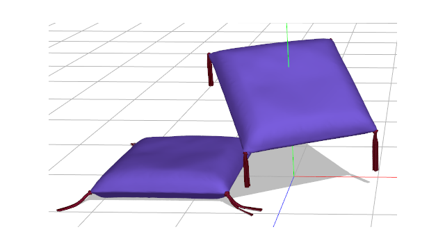 座布団ふさ物理入り