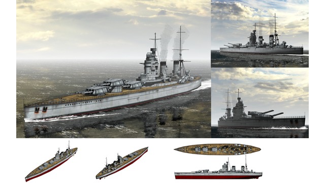 MMD用モブ超弩級戦艦1930セット