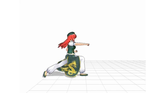 五歩拳モーション