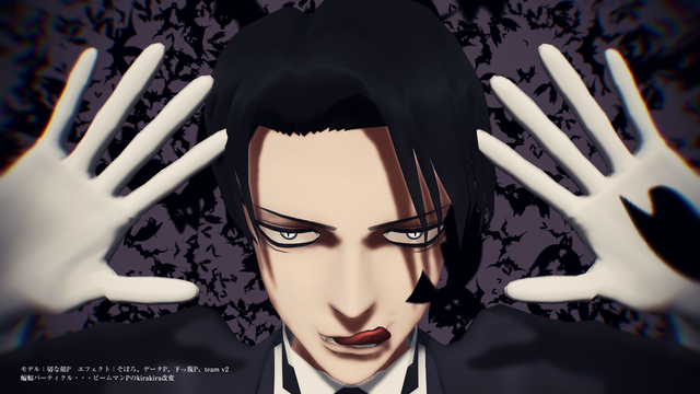 ハロウィン用蝙蝠（コウモリ）パーティクル