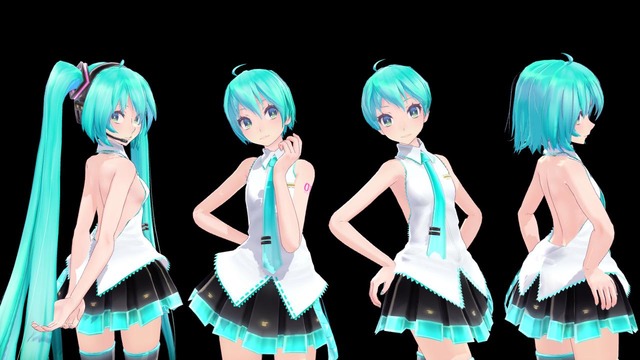Tda式初音ミク背中見せデフォ服 ver.1.22