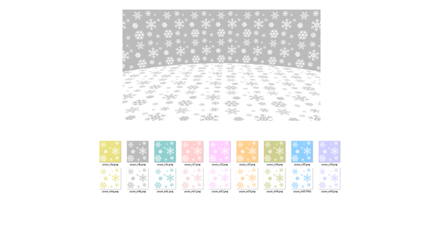 模様ドーム（雪）