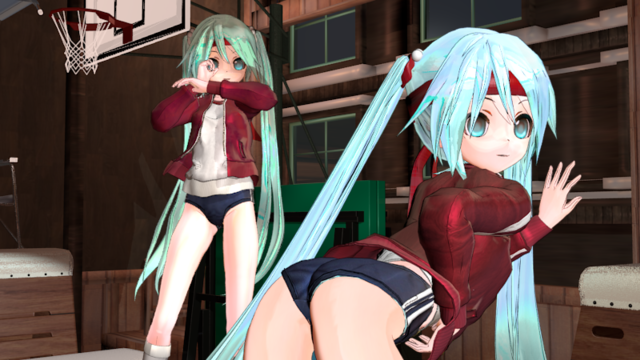 ままま式改変　体操服あぴミク　ジャージ（ブルマー・パンツ両タイプ