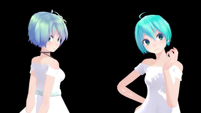 Tda式初音ミク　プチショ髪ワンピ