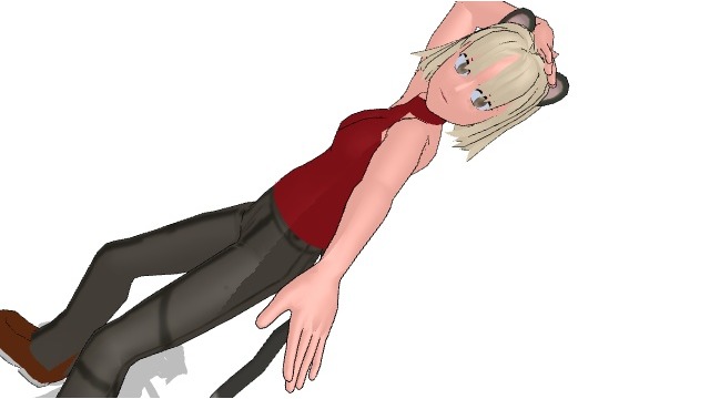 動く猫耳アクセサリー（尻尾つき）