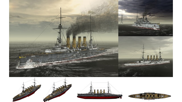 MMD用モブ装甲巡洋艦1915セット