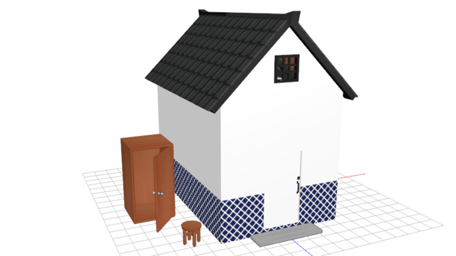 【MMD】蔵と個室（受付有り）