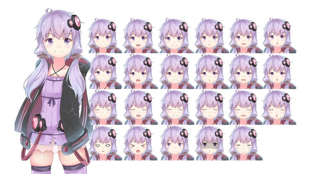 結月ゆかり立ち絵素材集