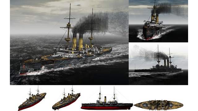 MMD用モブ前弩級戦艦1890セット