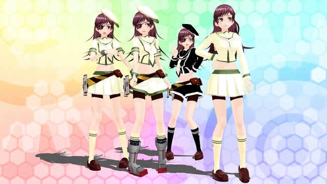 【MMD艦これ】大井　改二　テストモデル