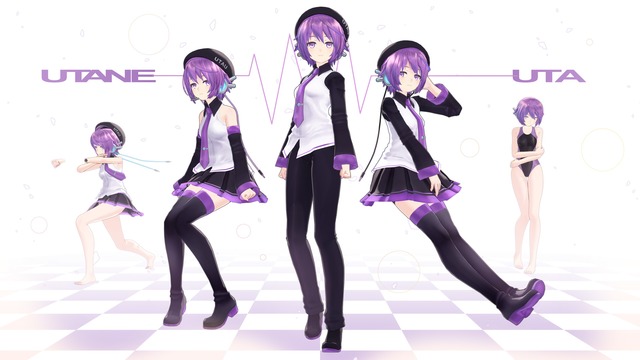 Tda式改変唄音ウタ（デフォ子）・デフォ服セット (1.02)