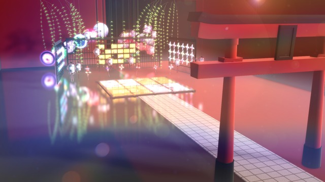 和風ステージ（朱）