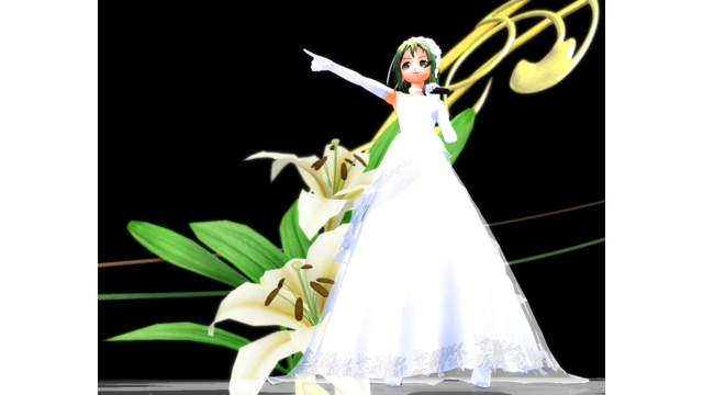 ままま式GUMI ver1 改変 ウエディングドレス風モデル