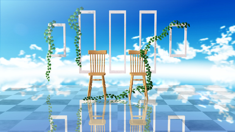 椅子と蔦のステージ【配布】