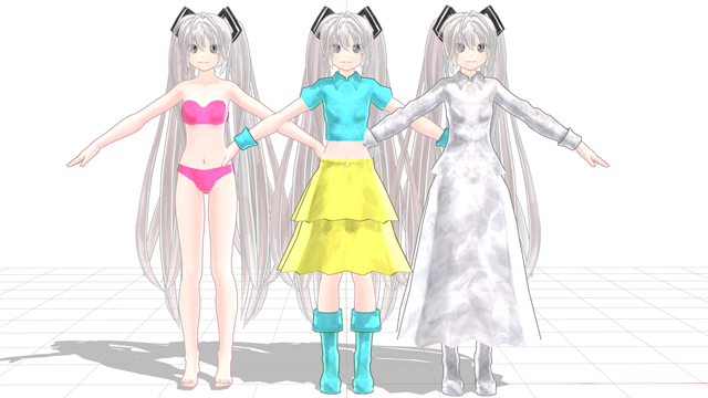 銀獅式初音ミク_アレンジ普段着_Colorkit_ver1.53